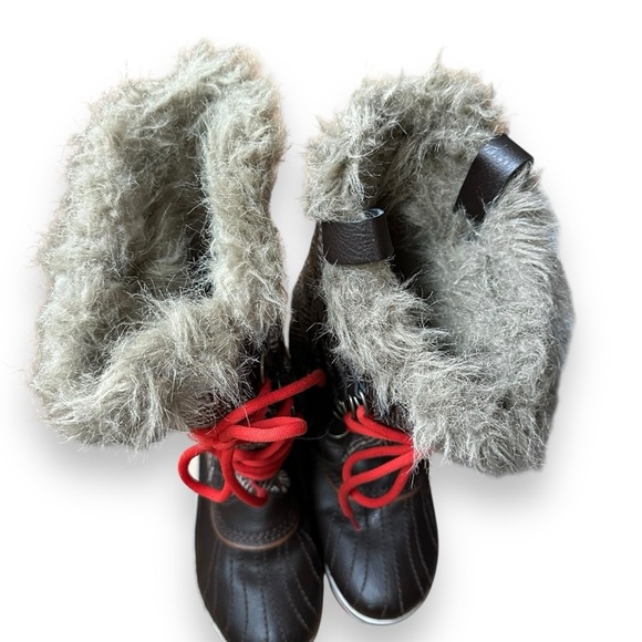Sorel Tofino II Faux Fur Winter Snow Boots Brown Women’s 8 - Picture 9 of 10
